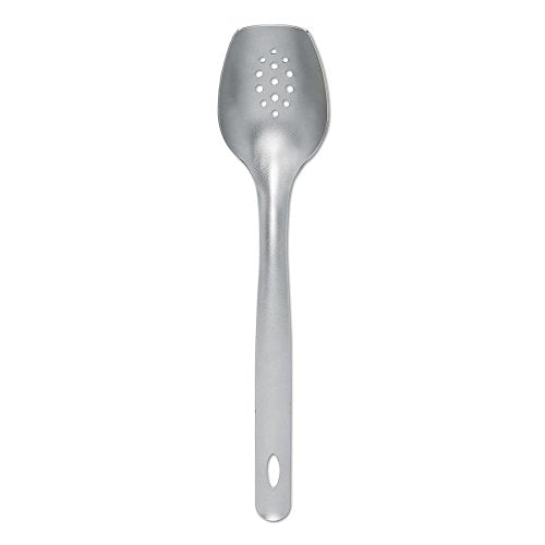 Rada Cutlery Cooking Holes Steel Serving Spoon, 1-Pack, Stainless handle