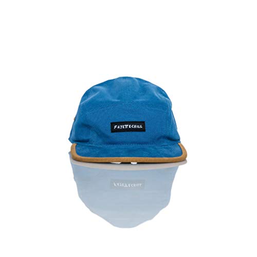 “Ivanhoe” Adjustable Snapback Hat for Men or Women, Camper Hat & Hiking Cap Blue