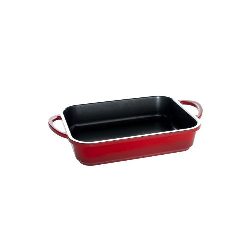 Nordic Ware Pro Cast Traditions Rectangle Baking Pan, 9 by 13-Inch, Cranberry