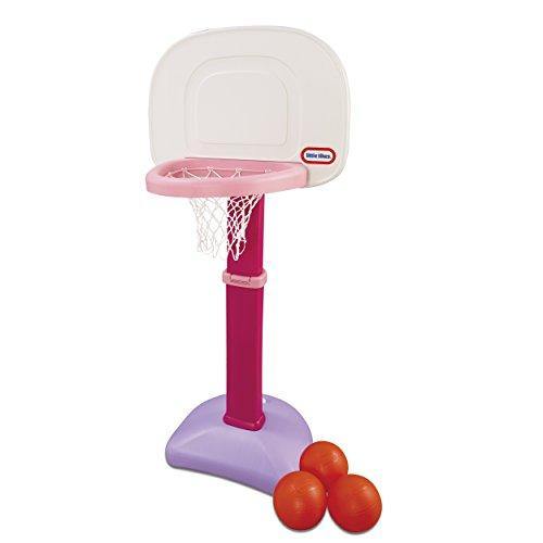 Little Tikes Easy Score Basketball Set, Pink, 3 Balls - Amazon Exclusive - United States of Made
