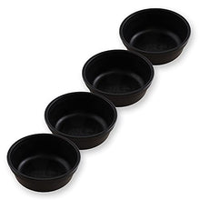 Load image into Gallery viewer, RE-PLAY Made in USA 4pk -12 oz. Bowls | Made from Eco Friendly Heavyweight Recycled Milk Jugs - Virtually Indestructible | BPA Free | Black
