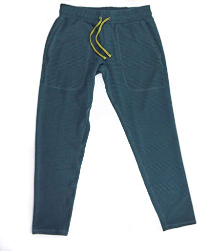 “Reed” Men’s Fleece Jogger Pants, Polartec Outdoor Hiking Pants or Workout Pants Dark Slate
