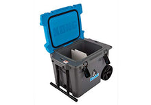 Load image into Gallery viewer, KONG Coolers | 50 QT Cruiser Wheeled Cooler | Proudly Made in The USA | Durable, Safe, Rolling Extended Ice Retention Cooler (Boulder Blue)
