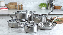 Load image into Gallery viewer, All-Clad Brushed D5 Stainless Cookware Set, Pots and Pans, 5-Ply Stainless Steel, Professional Grade, 10-Piece - 8400001085 - United States of Made
