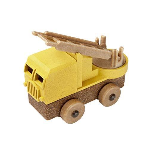 Lukes Toy Factory Educational Stem Take Apart Wooden Trucks Made in The USA Gift Toys for Kids 0-7 Year Olds (Hybrid Fire Truck) - United States of Made