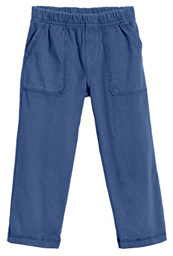 City Threads Baby Boys' and Girls' Soft Jersey Tonal Stitch Pant Perfect for Sensitive Skin SPD Sensory Friendly Clothing - Smurf Blue 3-6 mon.