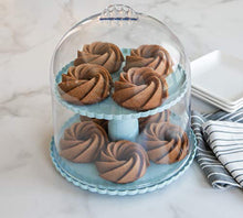 Load image into Gallery viewer, Nordic Ware Dessert Stand with Dome Lid
