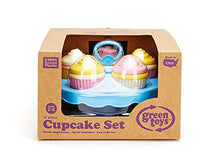 Load image into Gallery viewer, Green Toys Cupcake Set - 16 Piece Pretend Play, Motor Skills, Language &amp; Communication Kids Role Play Toy. No BPA, phthalates, PVC. Dishwasher Safe, Recycled Plastic, Made in USA.
