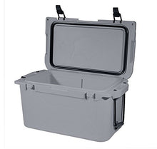 Load image into Gallery viewer, BISON COOLERS Medium 50 Quart Rotomolded Cooler Box for Beer, Liquid or Lunch | Long Lasting Ice Chest with Hard Shell, Lid and Liner | Includes 5 Year Warranty | Made in The USA
