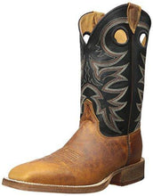 Load image into Gallery viewer, Justin Boots Men&#39;s 11&quot; Bent Rail, Tobacco Cowhide/Black Spiral, 10.5 D US - United States of Made
