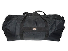 Load image into Gallery viewer, Extra Large Duffle with Side Pocket 30&quot; Width Water Resistant Made in U .S. A. (Black)
