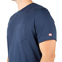 Load image into Gallery viewer, Made Here Mens Tee, Pocket Everyday Extra Large Navy/Navy
