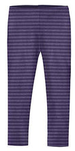 Load image into Gallery viewer, City Threads Girls&#39; Leggings Cotton/Poly Blend for School Uniform Sports Coverage or Play Perfect for Sensitive Skin or SPD Sensory Friendly Clothing, Stripe Purple, 4t - United States of Made
