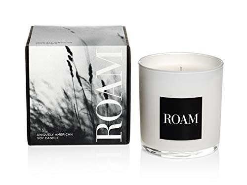 ROAM by William Roam Soy Candle – Hand-Poured, White Florals – American-Made, 80 Hour Burn Time