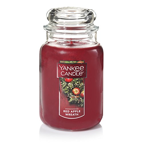 Yankee Candle Large Jar Candle, Red Apple Wreath