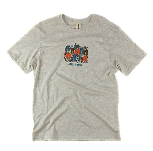 “Electric Forest” Short Sleeve Outdoor Shirt, Unisex Hiking T-Shirt, Made in USA Ash Heather