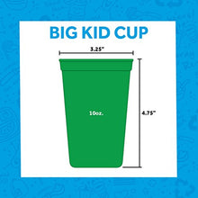 Load image into Gallery viewer, Re-Play 4pk - 10oz. Drinking Cups | Made in USA from Eco Friendly Heavyweight Recycled Milk Jugs - Virtually Indestructible | for All Ages | Aqua, Sky Blue, Navy, Teal | True Blue+

