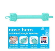 Load image into Gallery viewer, Nose Hero Soft Baby Nose Cleaner Gadget | 100% Flexible Safety Rubber Tips for Infants Ears and Nose Relief | Made in USA | Essential Baby Shower Registry Gift | Nasal Booger Remover and Snot Picker - United States of Made
