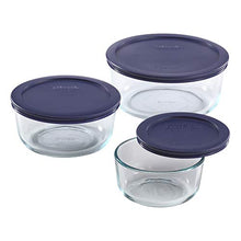 Load image into Gallery viewer, Pyrex Simply Store Meal Prep Glass Food Storage Containers (6-Piece Set, BPA Free Lids, Oven Safe)
