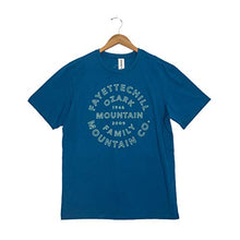 Load image into Gallery viewer, Fayettechill Short Sleeve “Heritage” Outdoor Tee, Casual T-Shirt for Men &amp; Women Glass Blue
