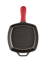 Load image into Gallery viewer, Lodge Manufacturing Company Lodge Cast Iron 10.5-inch Square Grill Pan, Black
