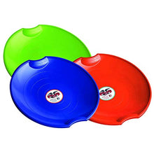 Load image into Gallery viewer, Flexible Flyer 3-pack Snow Saucer Sleds. Round Sand Slider Disc Toy
