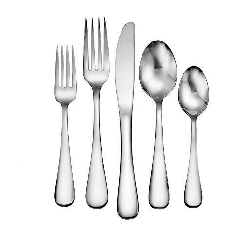 Liberty Tabletop Annapolis 43 Piece Flatware Set Service for 8 Includes 3pc Serving Set MADE IN USA - United States of Made