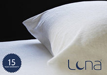 Load image into Gallery viewer, Luna Queen Size Premium Hypoallergenic Waterproof Mattress Protector - Made in The USA - Vinyl Free
