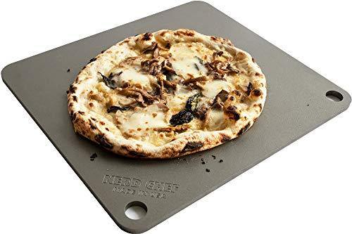 NerdChef Steel Stone -Baking Surface for Pizza (.375 Thick - Pro) - United States of Made