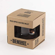 Load image into Gallery viewer, The Original BenShot Bullet Rocks Glass with Real 0.308 Bullet Made in the USA
