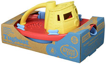Load image into Gallery viewer, Green Toys Tugboat, Assorted CB - Pretend Play, Motor Skills, Kids Bath Toy Floating Pouring Vehicle. No BPA, phthalates, PVC. Dishwasher Safe, Recycled Plastic, Made in USA.
