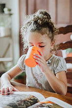 Load image into Gallery viewer, eZtotZ EZCUP Magnetic Hanging Fridge Plastic Cups for Toddlers, Kids, and Adults - Made in USA - Drinking Cups for Independent Drinkers on Fridge or Watercooler - Less Dishes - BPA Free (Blue/Orange) - United States of Made
