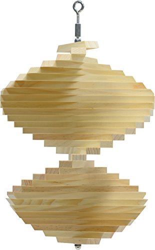 Natural Wood Wind Spinner - Made in USA
