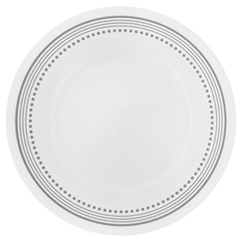 Corelle 18-Piece Service for 6 Chip Resistant Mystic Gray Dinnerware Set