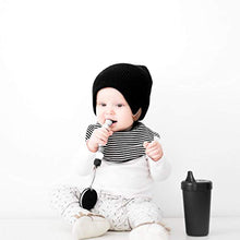 Load image into Gallery viewer, Re-Play Made in USA 3pk No Spill Sippy Cups for Baby, Toddler, and Child Feeding in Black, White and Grey | Made from Eco Friendly Recycled Milk Jugs - Virtually Indestructible (Monochrome)
