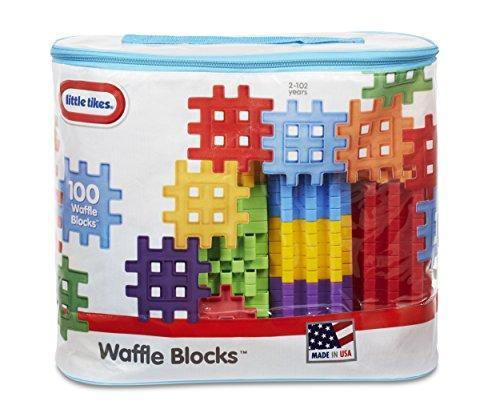 Little Tikes Waffle Blocks Bag (100 Piece) - United States of Made
