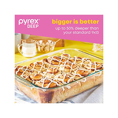 Pyrex 8x8 Deep Baking Dish With Lid, Food Storage Bags & Containers