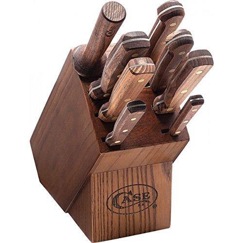 Case Cutlery Nine Piece Block Set Walnut CA10249 - United States of Made