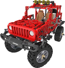 Load image into Gallery viewer, K&#39;NEX Jeep Wrangler Building Set - 682 Parts - Authentic Battery Powered Motorized Replica - STEM Toy - Ages 9 &amp; Up, Multi
