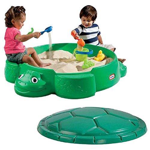 Little Tikes Turtle Round Sandbox, Kids Sandbox - United States of Made
