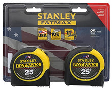 Load image into Gallery viewer, Stanley Consumer Tools FMHT74038 25&#39; Fatmax Tape Measure (2 Pack)
