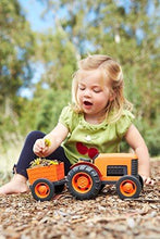 Load image into Gallery viewer, Green Toys Tractor Vehicle, Orange - United States of Made
