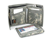Load image into Gallery viewer, Original Bifold ID Window Hook n Loop Wallet - US Army ACU Digital Camouflage - United States of Made
