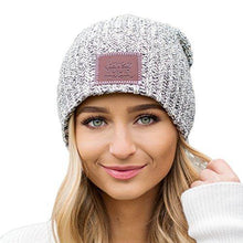Load image into Gallery viewer, Love Your Melon Black Speckled Beanie - United States of Made
