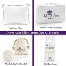 Load image into Gallery viewer, The Original Queen Anne Pillow - Famous 100% European White Goose and Duck Down Blend - Cruelty Free Luxury Hotel Pillows - Made in USA (Queen Firm)
