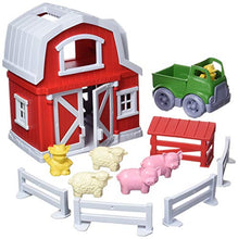 Load image into Gallery viewer, Green Toys Farm Playset, CB - 13 Piece Pretend Play, Motor Skills, Language &amp; Communication Kids Role Play Toy. No BPA, phthalates, PVC. Dishwasher Safe, Recycled Plastic, Made in USA.
