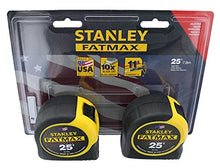 Load image into Gallery viewer, Stanley Consumer Tools FMHT74038 25&#39; Fatmax Tape Measure (2 Pack)
