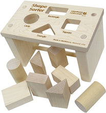 Load image into Gallery viewer, Shape Sorter Bench - Made in USA
