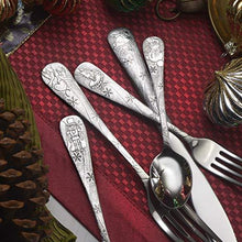Load image into Gallery viewer, Liberty Tabletop Holidays 45pc Flatware Set Service For 8 Serving Set Included MADE IN USA - United States of Made
