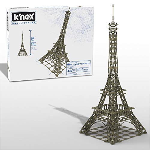 K'NEX Architecture: Eiffel Tower - Build IT Big - Collectible Building Set for Adults & Kids 9+ - New - 1,462 Pieces - 2 1/2 Feet Tall - (Amazon Exclusive)